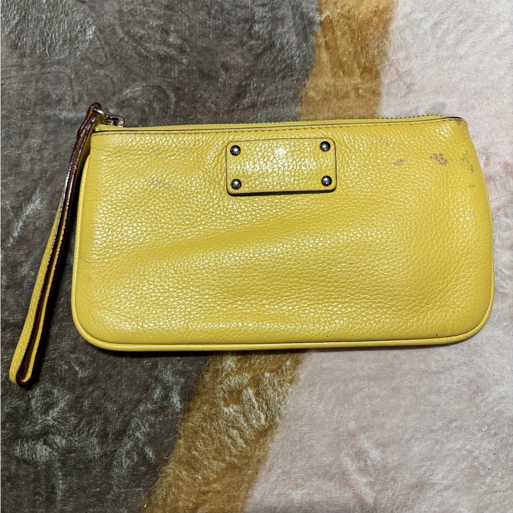 Kate Spade Sunny Yellow Wristlet Clutch